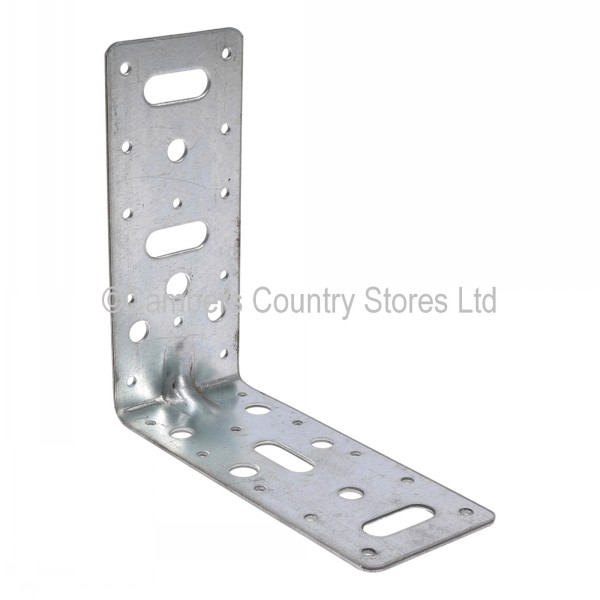 Nail Plate Galvanised Steel Angle Bracket 150mm x 150mm Cambers